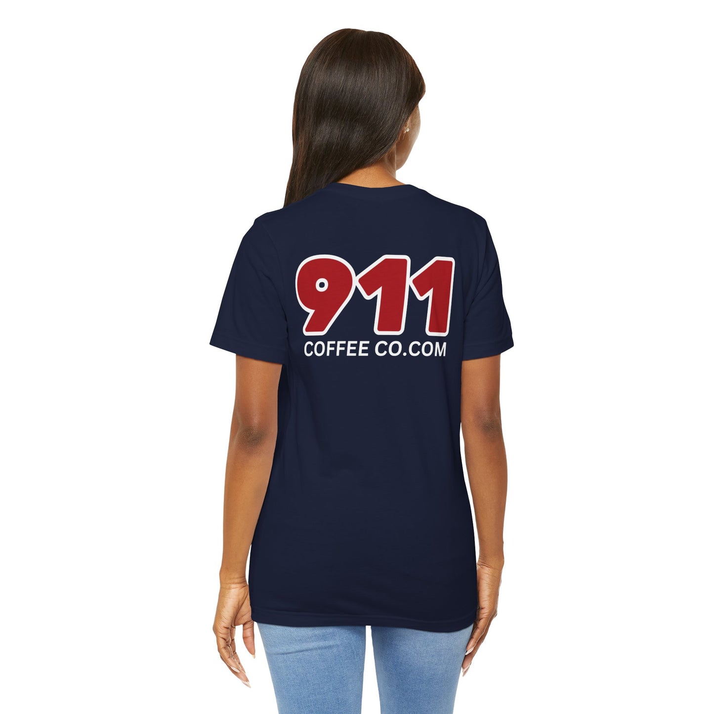 911 Coffee Co. logo Tshirt - Unisex Jersey Short Sleeve Tee