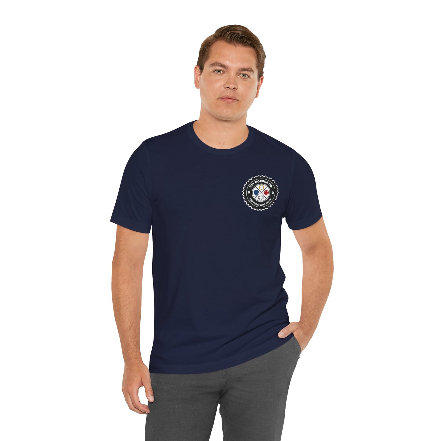 911 Coffee Co. logo Tshirt - Unisex Jersey Short Sleeve Tee